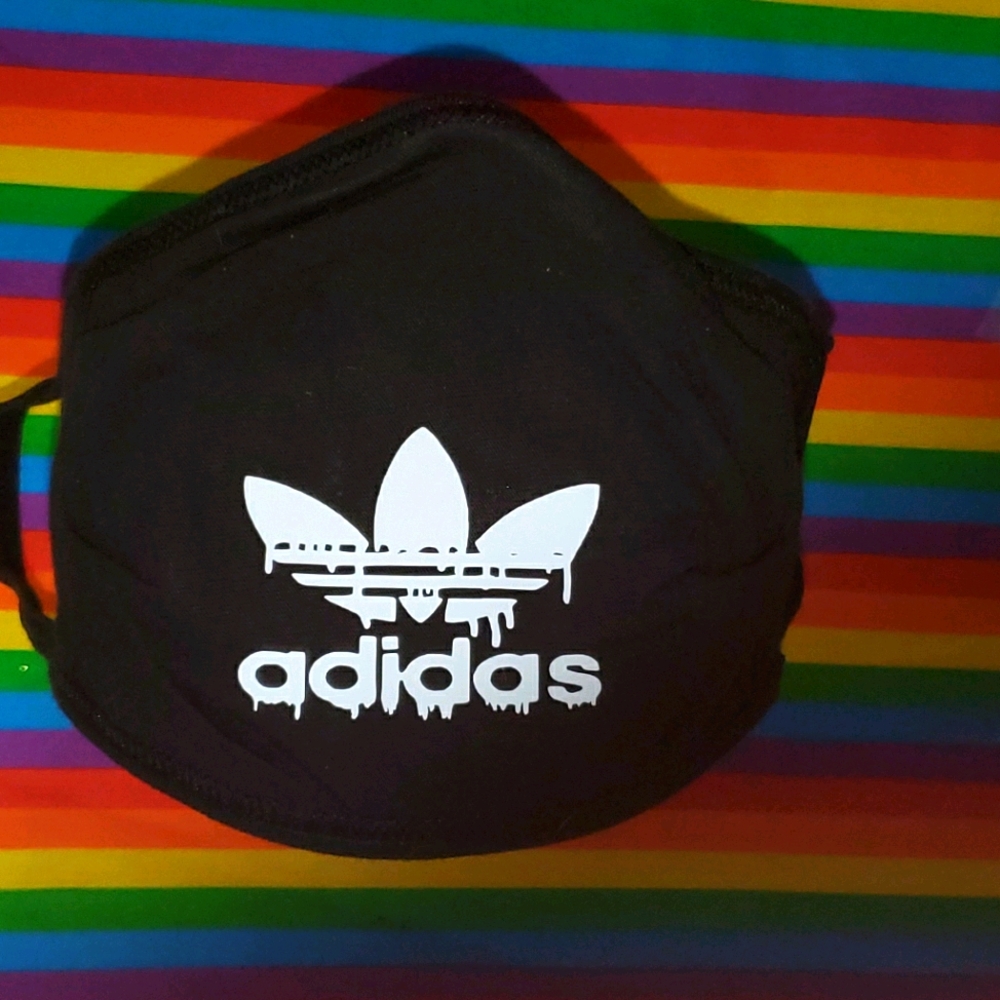 Adidas dripping face mask